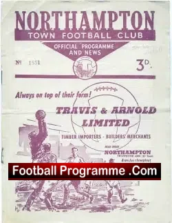 Northampton Town v Walsall 1959