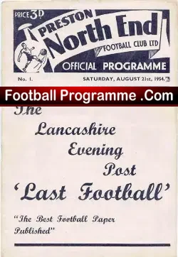 Preston North End v Manchester City 1954