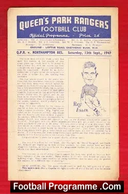 Queens Park Rangers v Northampton Town 1947 – 1940s