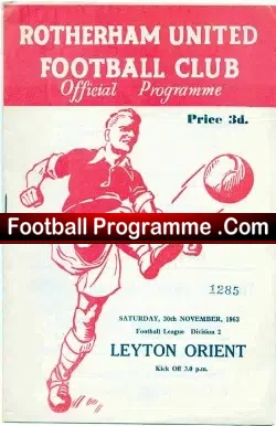 Rotherham United v Leyton Orient 1963