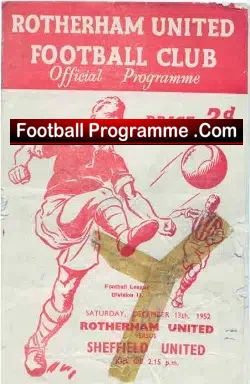 Rotherham United v Sheffield United 1952