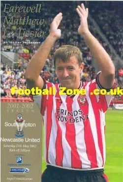Southampton v Newcastle United 2002 Matthew Le Tissier Farewell