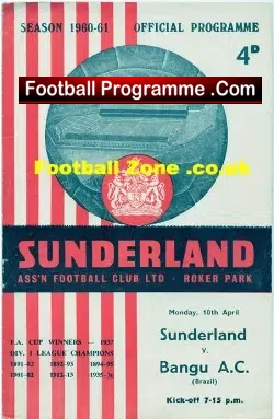 Sunderland v Bangu A.C 1961 – Brazil