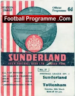 Sunderland v Tottenham 1965