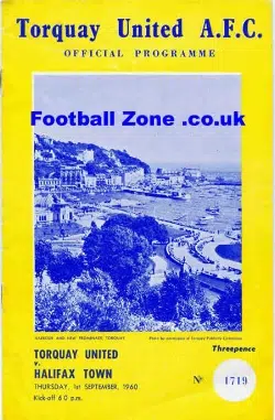 Torquay United v Halifax Town 1960