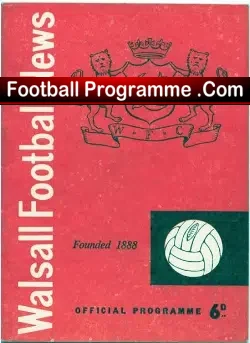 Walsall v Barrow 1960
