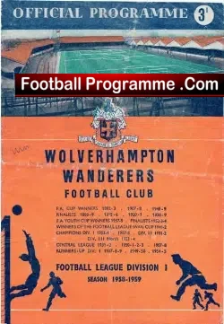 Wolves Wolverhampton v Manchester United 1958 – League Champions