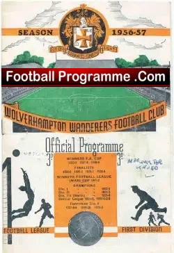 Wolves Wolverhampton v Manchester United 1957 – Clayton Debut