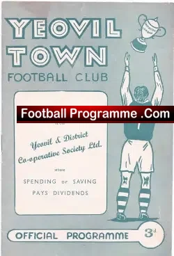 Yeovil Town v Tonbridge 1958 – Western League