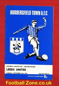 Huddersfield Town v Leeds United 1974
