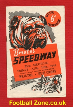 Bristol Speedway v New Cross 1949