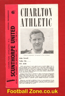 Charlton Athletic v Scunthorpe United 1962