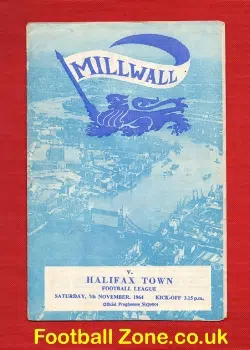 Millwall v Halifax Town 1964