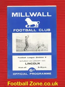 Millwall v Lincoln City 1965