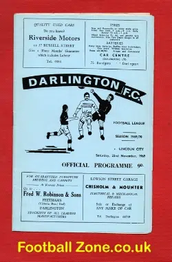 Darlington v Lincoln City 1969