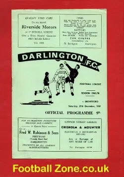 Darlington v Brentford 1969
