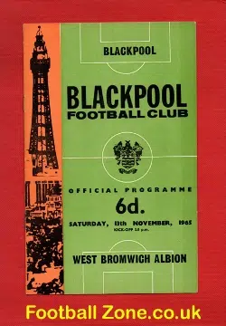 Blackpool v WBA 1965