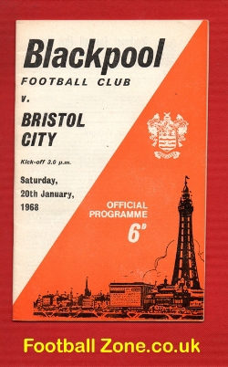 Blackpool v Bristol City 1968