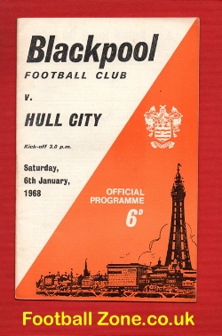 Blackpool v Hull City 1968
