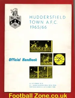 Huddersfield Town Football Club Official Handbook 1965 - 1966