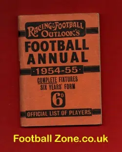 Racing + Football Outlook Annual Handbook 1954 - 1955