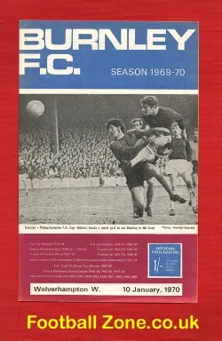 Burnley v Wolves 1970