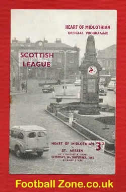 Heart Of Midlothian v St Mirren 1963
