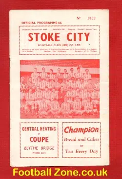 Stoke City v Walsall 1963