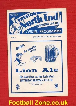 Preston North End v Rotherham United 1964