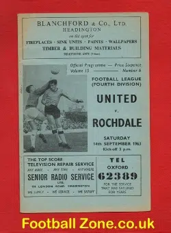 Oxford United v Rochdale 1963