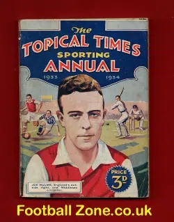 Topical Times Sporting Annual 1933 – 1934