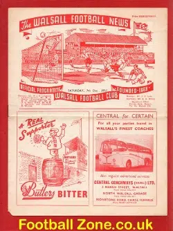 Walsall v Rochdale 1957