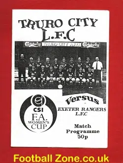 Truro City Ladies v Exeter Rangers 1997 - Womens Football FA Cup