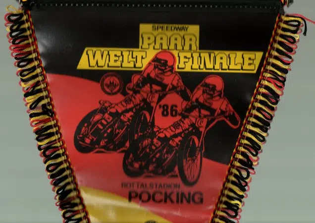 Germany World Speedway Final Large Pennant Pocking 1986