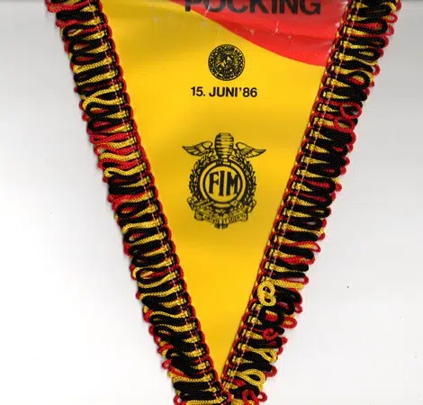 Germany World Speedway Final Large Pennant Pocking 1986