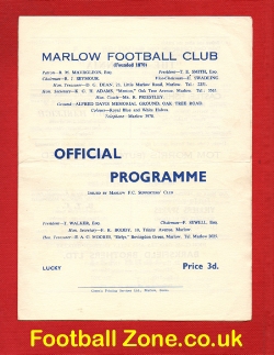 Marlow v Abingdon Town 1963