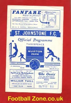 St Johnstone v Glasgow Celtic 1964