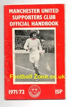 Manchester United Supporters Yearbook 1971 – 1972 – Man Utd