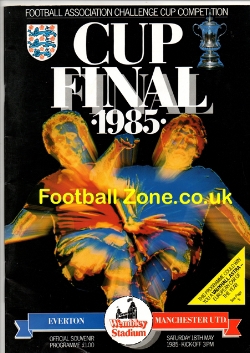Everton v Manchester United 1985 – 85 FA Cup Final Wembley
