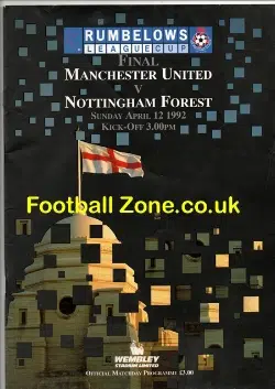 Nottingham Forest v Manchester United 1992 - Cup Final