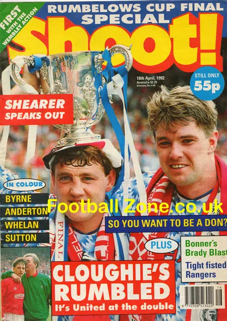 Manchester United v Nottingham Forest 1992 Cup Final + Magazines