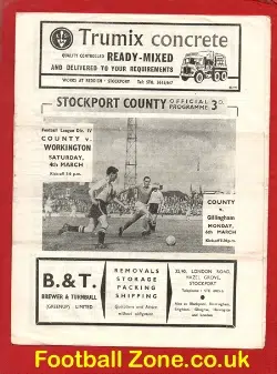 Stockport County v Workington 1961