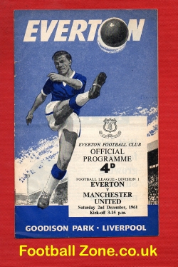 Everton v Manchester United 1961 – Phil Chisnall Debut