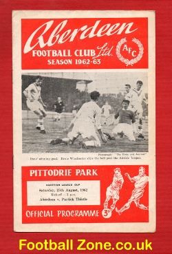 Aberdeen v Partick Thistle 1962