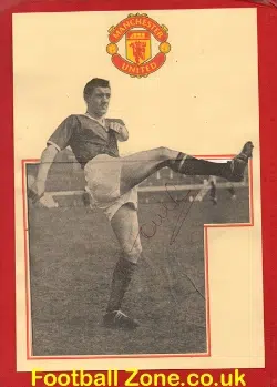 Manchester United Bill Foulkes Autograph Busby Babes Man Utd