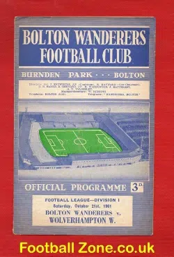 Bolton Wanderers v Wolves 1961