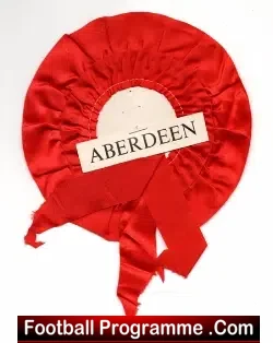 Aberdeen Football Club Old Football Rosette 1960s