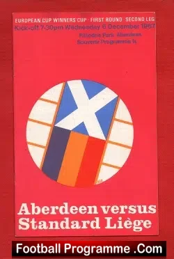 Aberdeen v Standard Liege 1967 – European Cup Winners Cup
