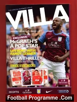 Aston Villa v Manchester United 2011