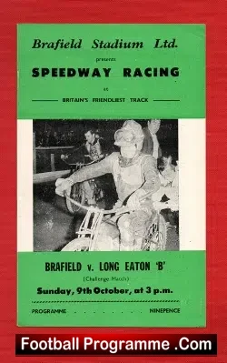 Brafield Speedway v Long Eaton 1966 – Challenge Match